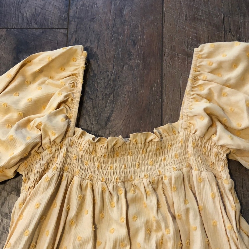 Yellow Easel Sun Dress